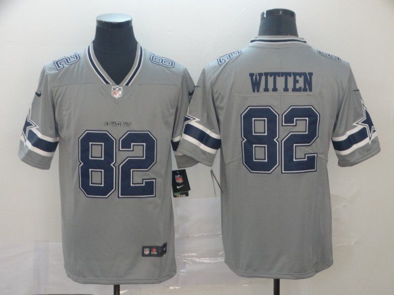Men Dallas cowboys #82 Witten Grey Nike Vapor Untouchable Limited Player NFL Jerseys->dallas cowboys->NFL Jersey